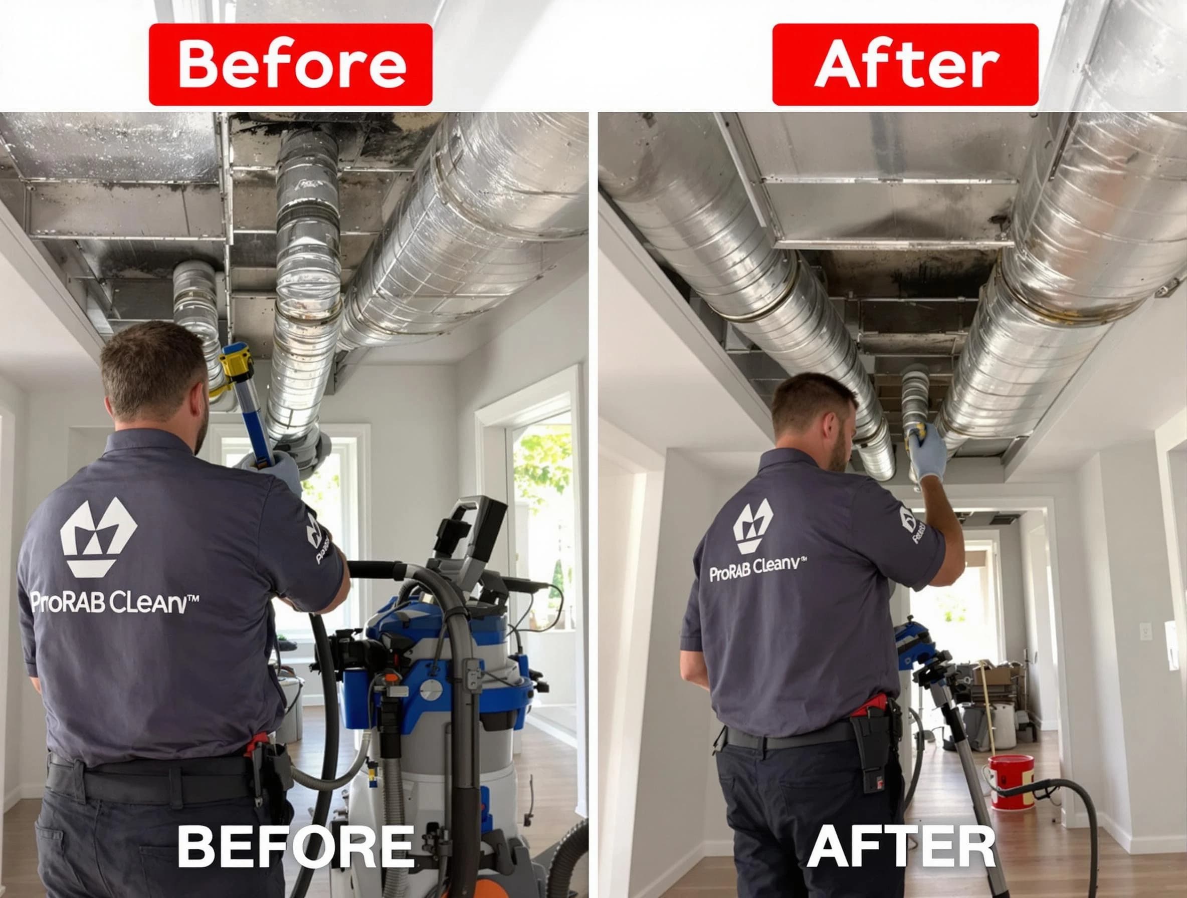 Columbine Air Duct Cleaning expert performing thorough residential duct cleaning in a Columbine home