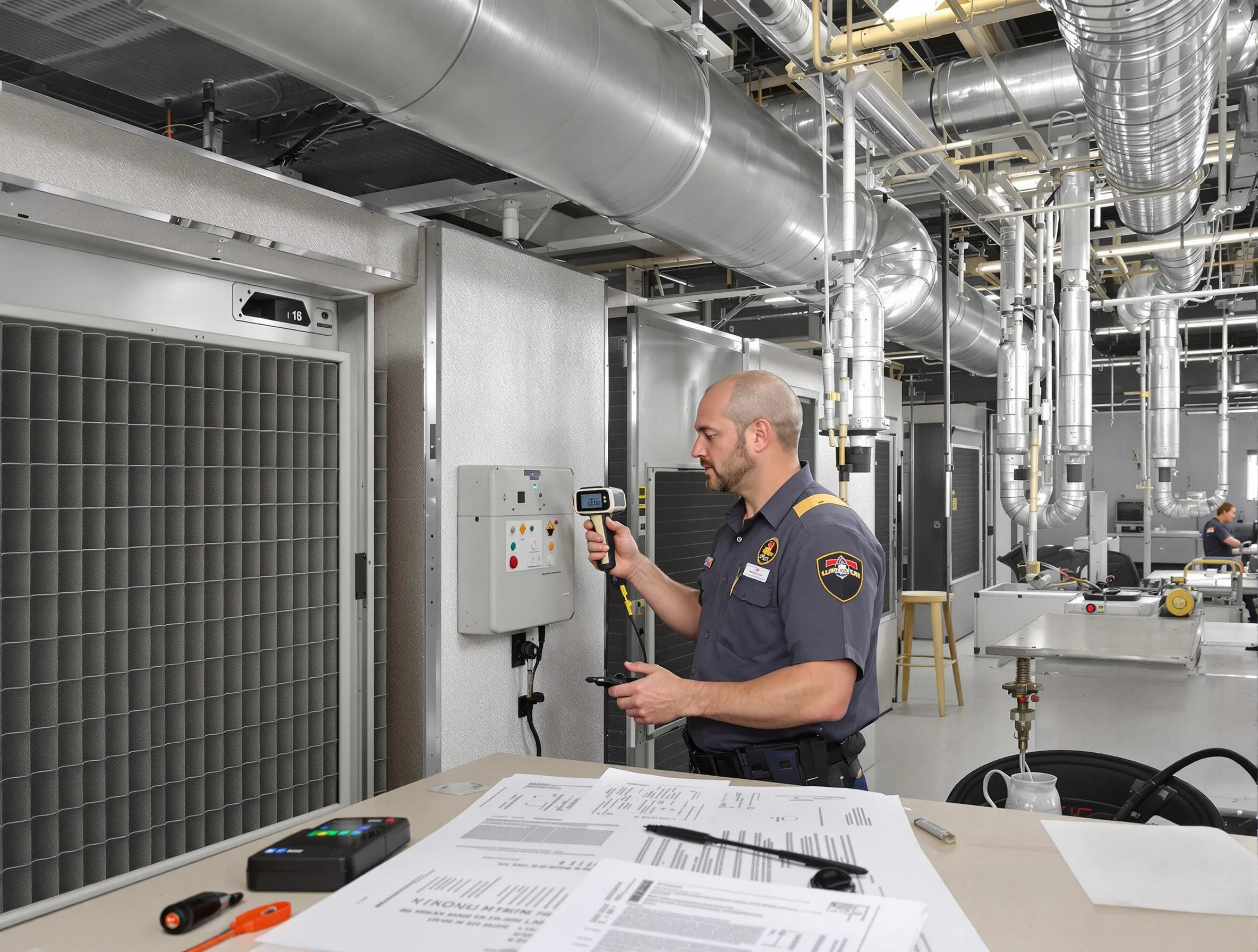 Professional filter system inspection by Columbine Air Duct Cleaning in Columbine