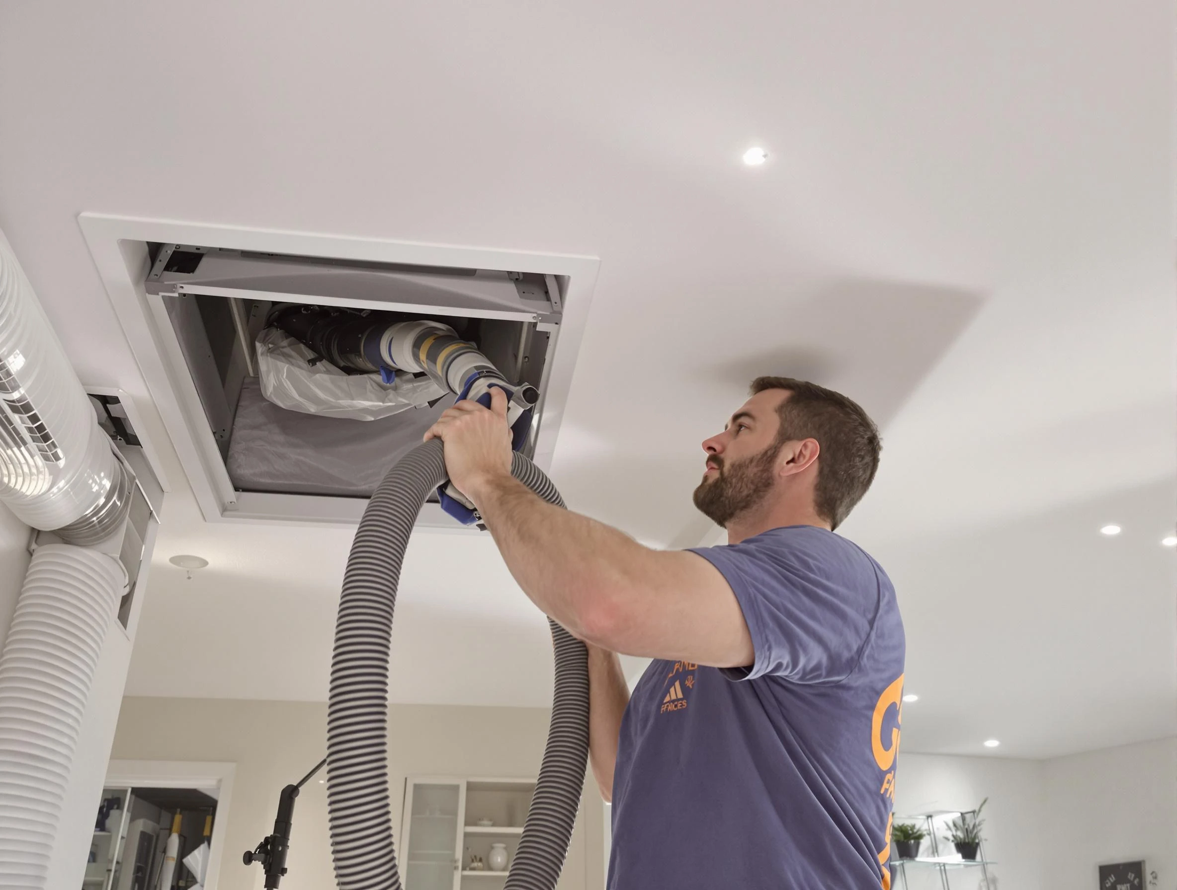 Precision indoor duct cleaning by Columbine Air Duct Cleaning in Columbine